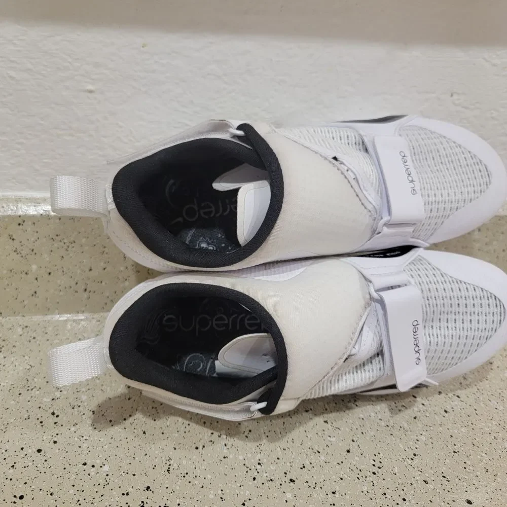 New Women's Nike Superrep Cycle Bike Riding Shoes White CJ0775-100 - W 7.5 - Picture 9 of 10